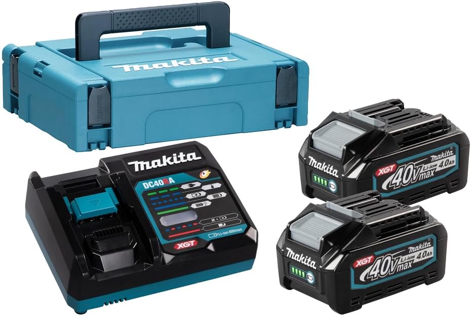 Makita DC40RA Werkzeugakkus, 40 V, 4 Ah, Blau/Schwarz