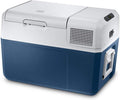 Mobicool MCF60 Kühlschränke, 58 L, 12 V, 24 V, verstellbar, mit LED, für Camping, Blau/Weiß