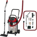 Einhell Nass- und Trockensauger, 30 l, 1.400 W, 2.000 W, mit USB, Rot/Silber/Schwarz