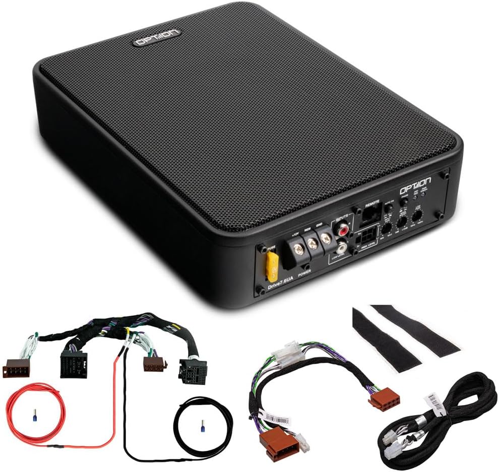 Subwoofer Drive7.6UA, mit USB, Schwarz, Option
