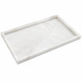 Rechteckiges Tablett Weiß 30x20cm