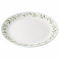Runder Porzellanteller mit Blumenmuster 28cm