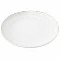 Runder Essteller Cremeweiß 27 cm