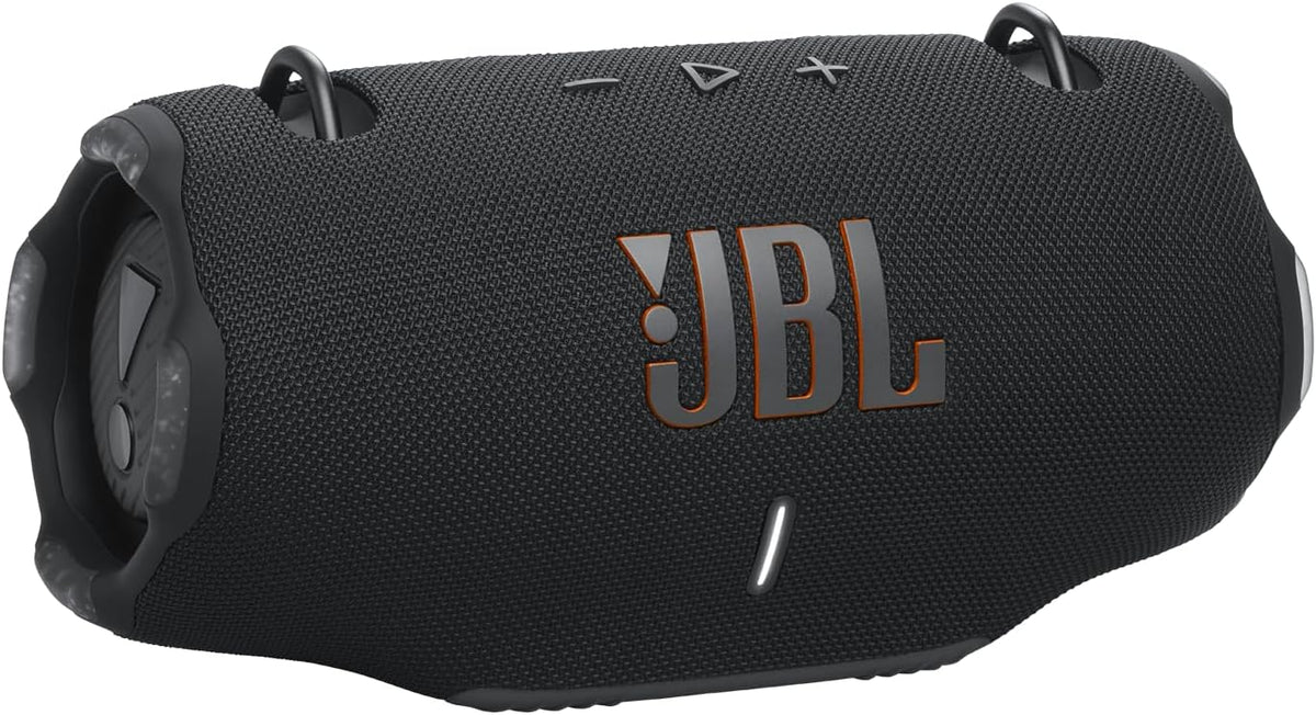 JBL Tragbare Bluetooth-Lautsprecher, mit KI-Erkennung, wasserdicht, kabellos, Schwarz
