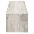 Tischläufer 140x40 Beige/Grau - Abstrakte Streifen