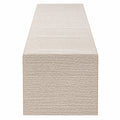 Rechteckiger Tischläufer Beige 150 x 33 cm