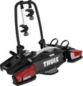 Thule VeloCompact Fahrradträger Kupplungsträger, verstellbar, Schwarz/Aluminium