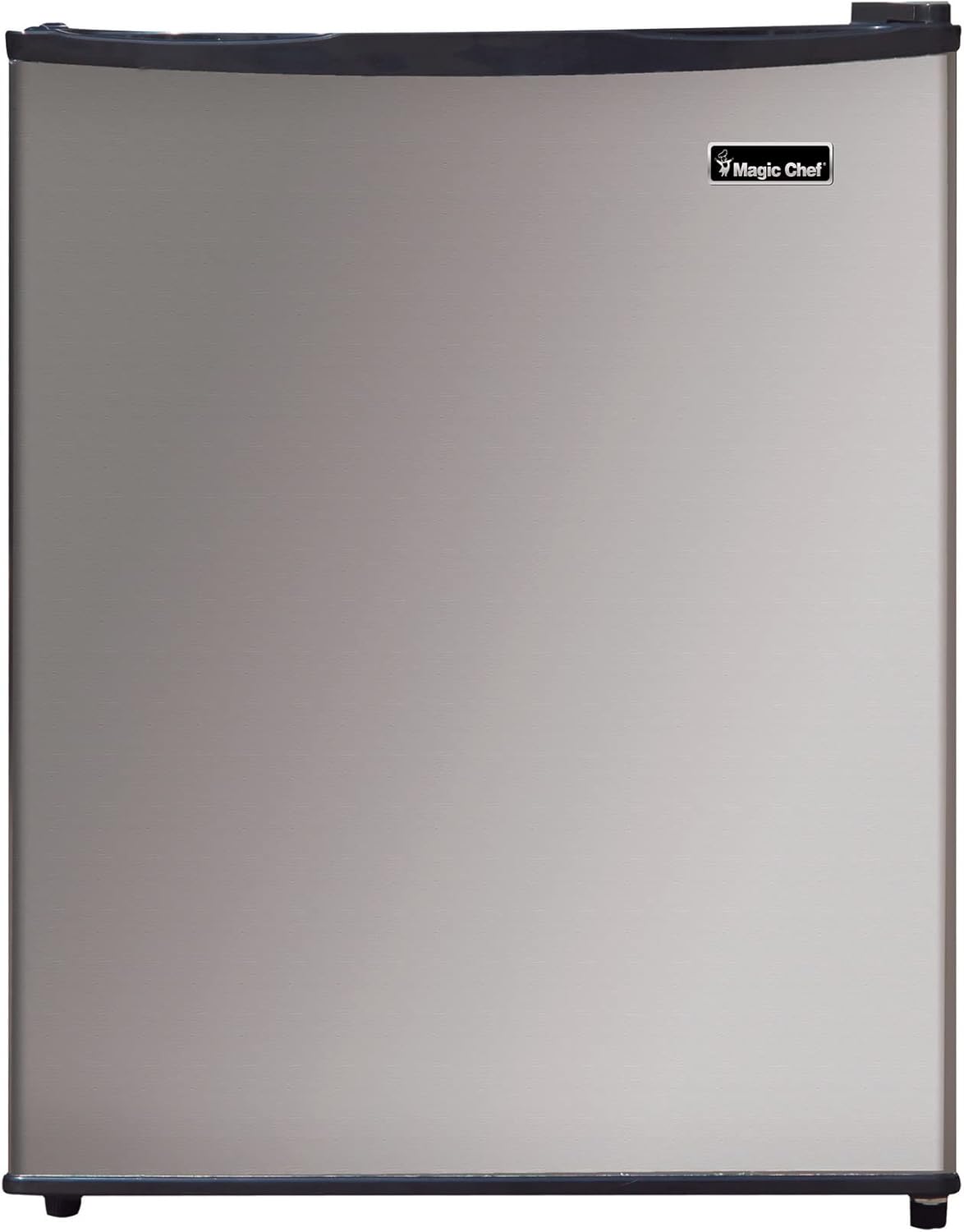 Mini-Kühlschrank 2.4 cu. ft., verstellbar, Silber, Magic Chef