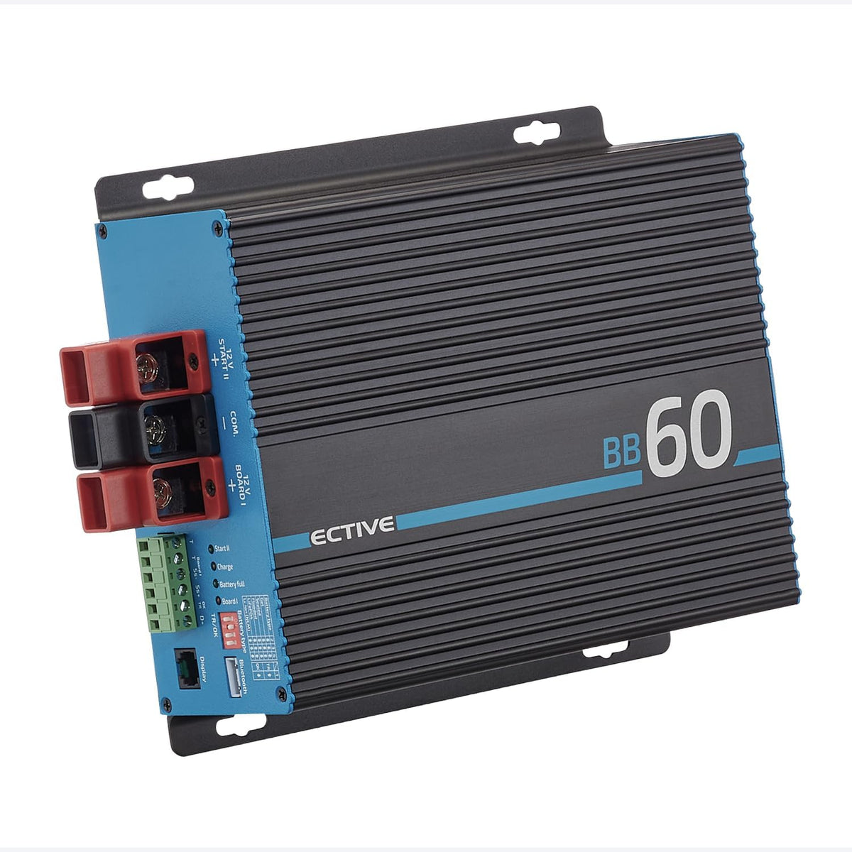 ECTIVE AGM/Gel/Nass/LiFePO4 Ladegeräte, 12 V, Schwarz/Blau/Rot