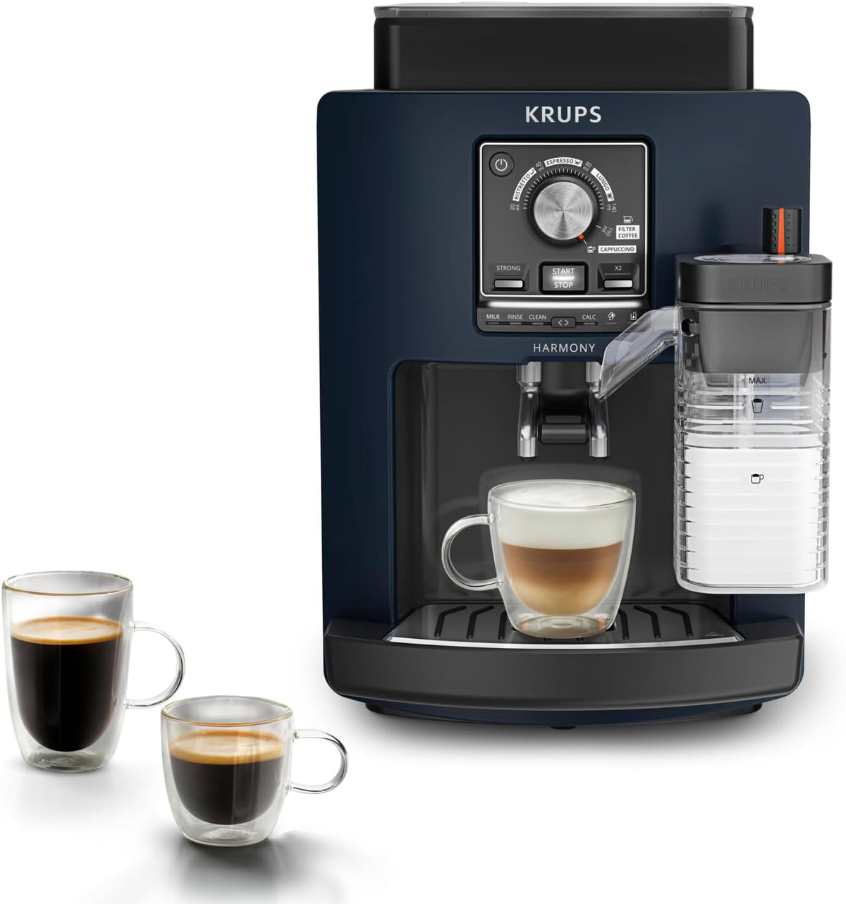 KRUPS EA5094E0 Kaffeevollautomat, verstellbar, Blau