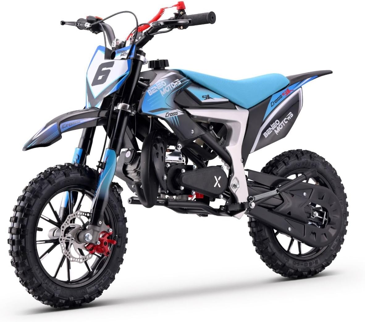 Beneo Motors CROSS SX Blau E-Bike, 1,5 kW, 2-Takt-Motor, 50 cm3, Blau/Schwarz