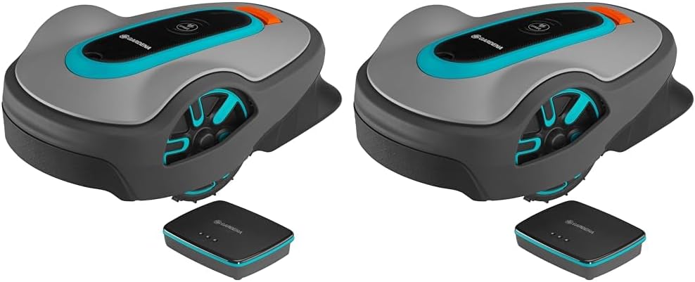 Gardena Mähroboter, 1500 m², Grau/Schwarz/Blau