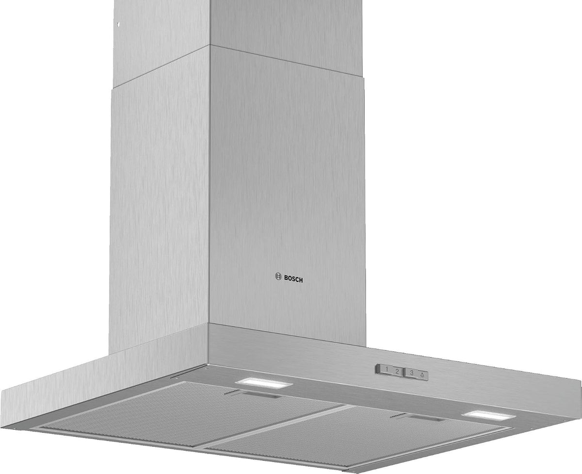 Inselhauben DWB66BC50, 60 cm, mit LED, aus Metall, Silber, DWK85DK60