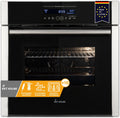 Backofen EB8016ED, 70 L, 3,2 kW, 60 cm, mit Timer, mit Selbstreinigung, Schwarz/Silber, KKT KOLBE