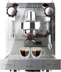 Cecotec Espresso Kaffeemaschine, 1,7 L, 15 Bar, Silber/Rot