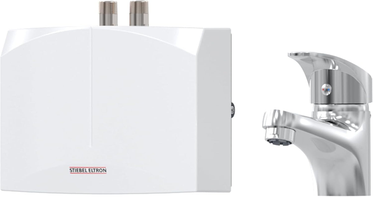 Elektrische Durchlauferhitzer, 3,5 kW, 230 V, Weiß/Silber, Stiebel Eltron Mini-Durchlauferhitzer DHM 3