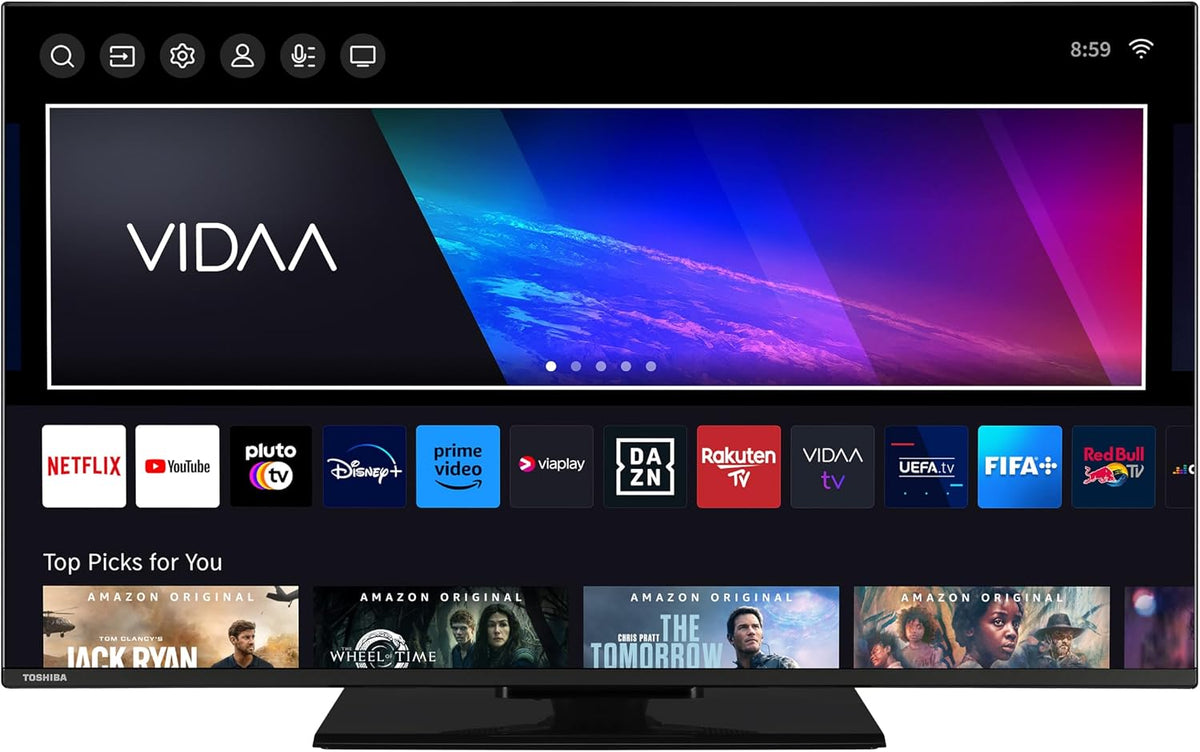 Hisense Smart-TV, 40 Zoll, mit WLAN, mit USB, Schwarz
