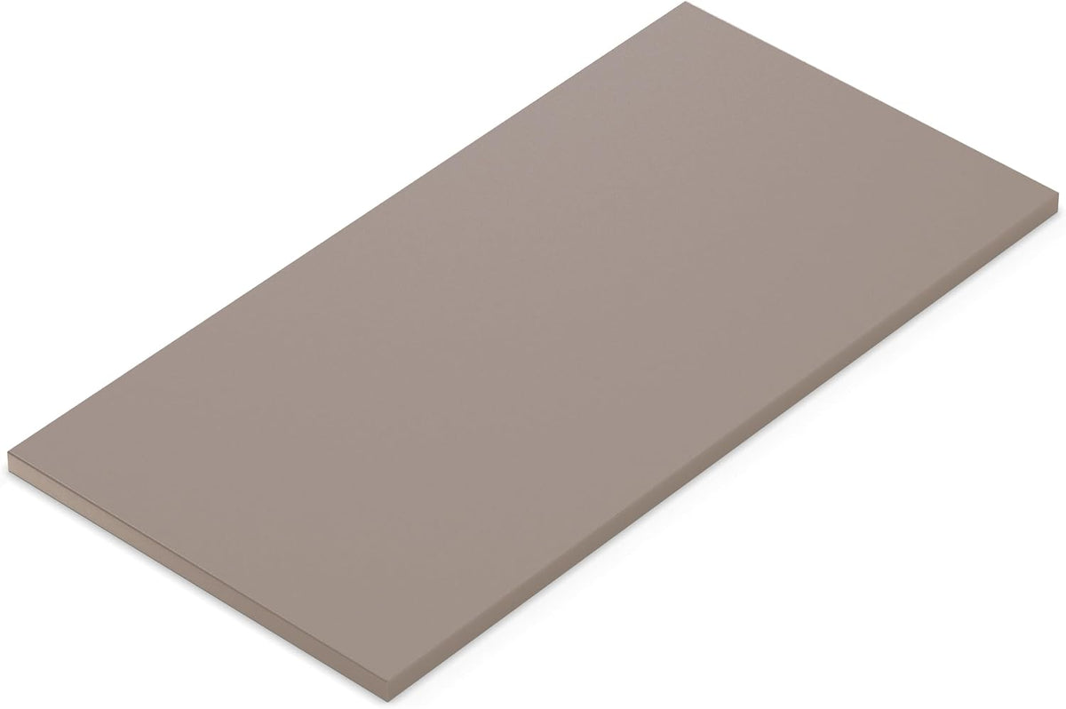 Tischplatten, 200 × 100 cm, 19 mm, wasserabweisend, Taupe, AUPROTEC