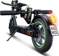 isinwheel Elektroroller Max Elektroscooter, 8,5 Zoll, 120 kg, klappbar, mit LED, Schwarz/Grün