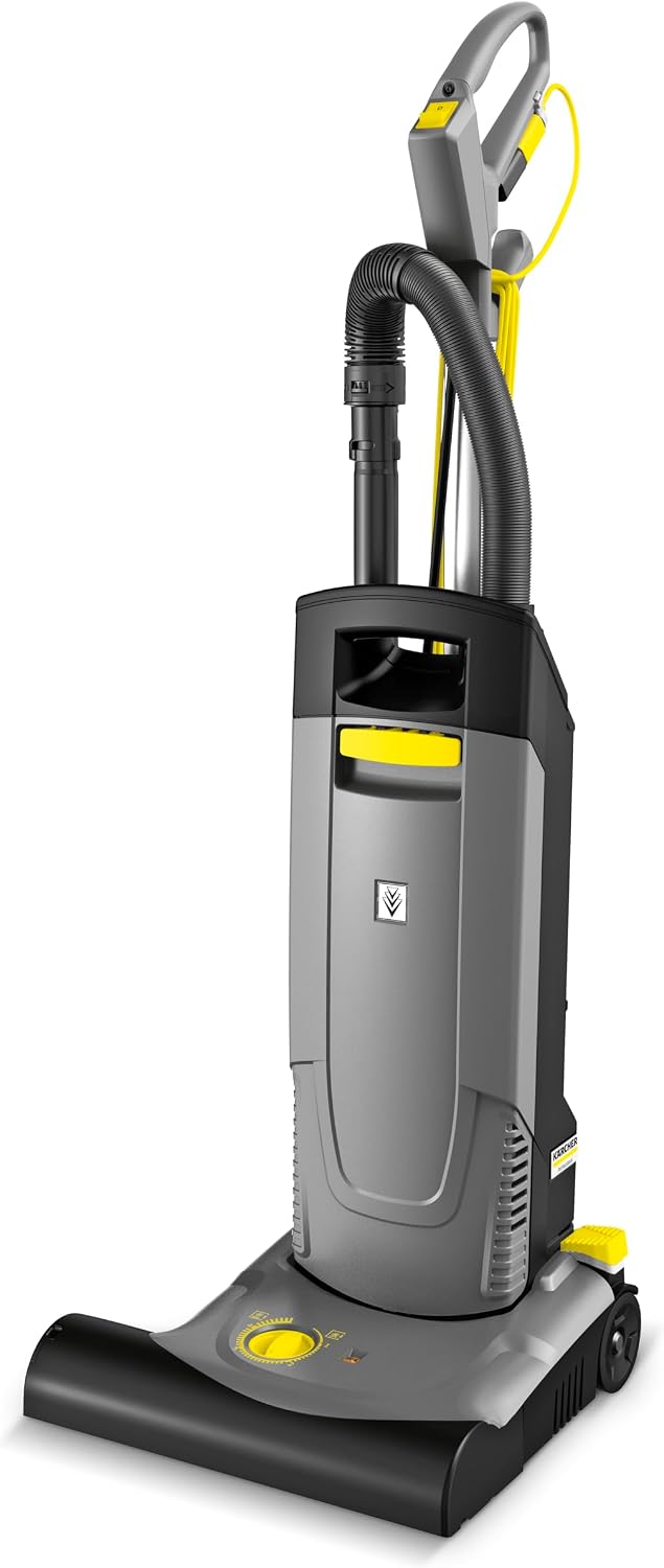 Karcher Teppichbürstsauger CV 38/2 ADV Staubsauger, 5,5 l, 38 cm, 12 m, Grau/Schwarz/Gelb