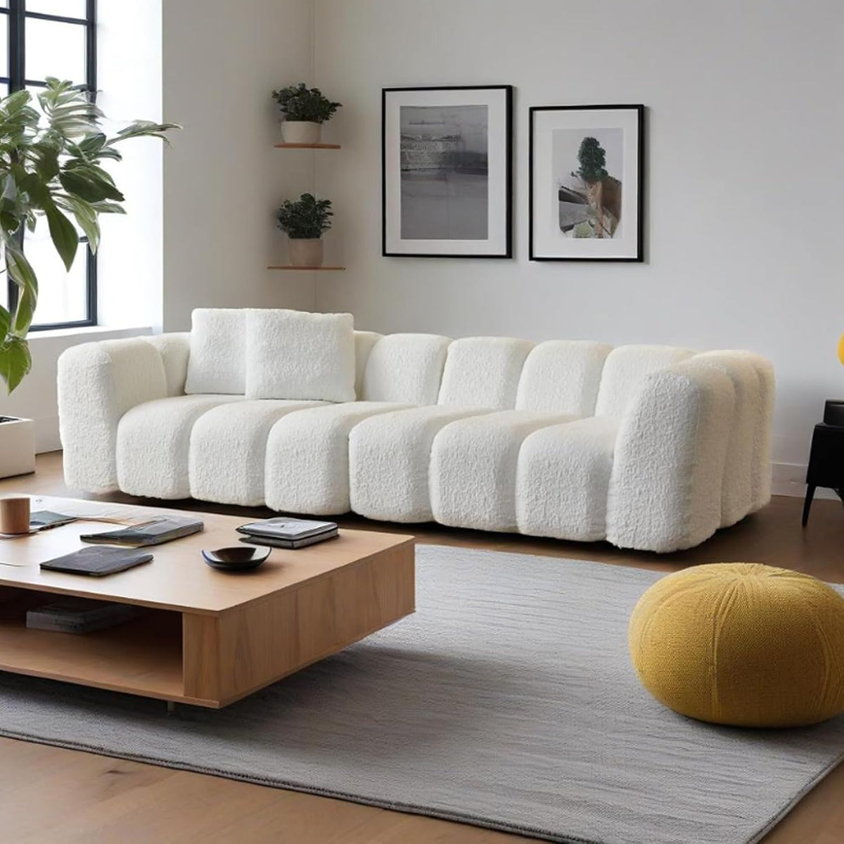 Sofa, 102,3 Zoll, Weiß, Mavdecll