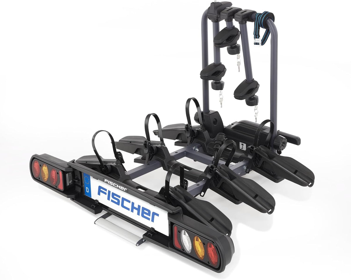 E-Bike, klappbar, Schwarz/Grau, Fischer