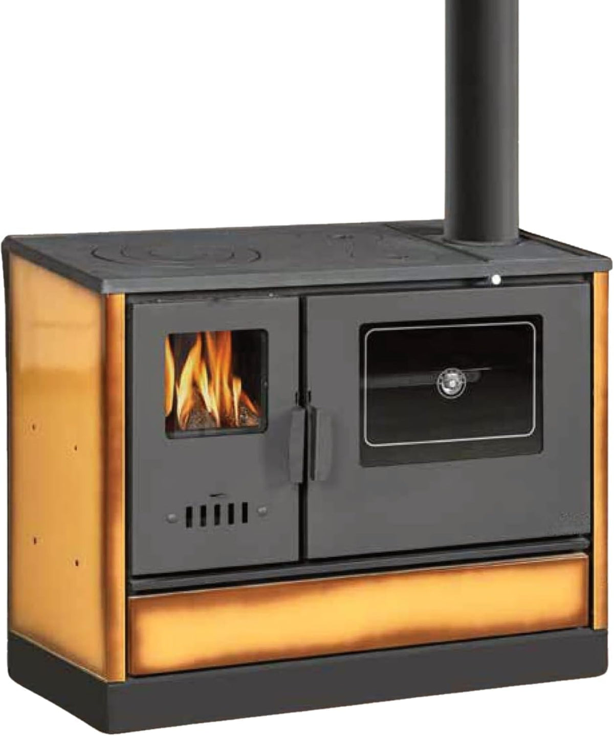 BALKAN ENERGY Kochfeld, 7.9 kW, 73, Schwarz/Cappuccino