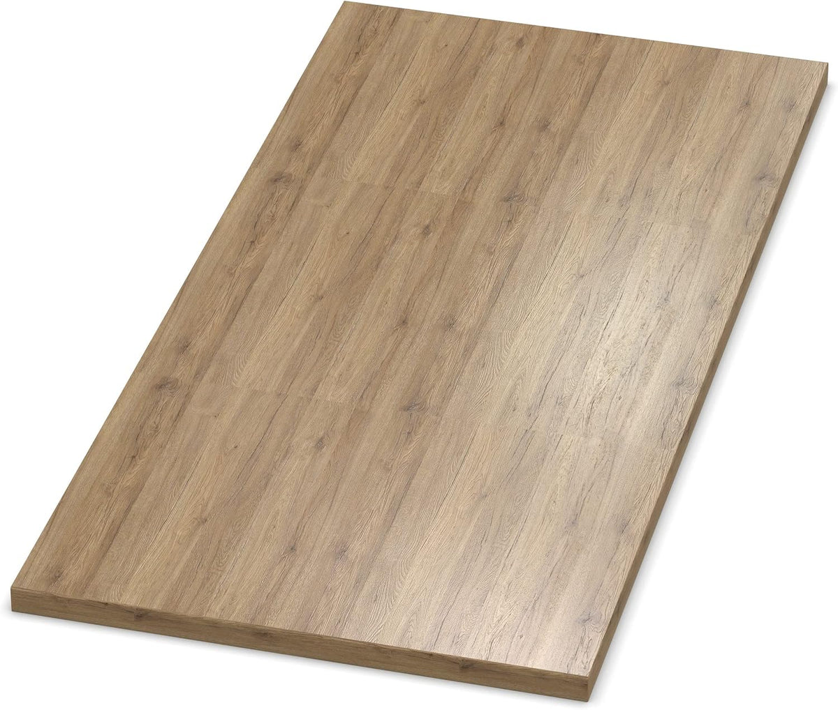 Tischplatten Sanremo Classic, 180 × 80 cm, 28 mm, wasserabweisend, Eiche, AUPROTEC