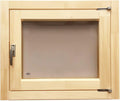 Sotra Sauna, 500 × 600 mm, aus Glas, Holz/Bronze
