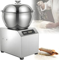 Knet- & Rührmaschinen, 2200 W, 1400 U/min, 5 KG, mit Timer, aus Edelstahl und Stahl, Silber, ByBoDi