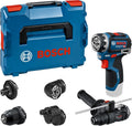 Bosch GSR12V-32FC Akku-Bohrschrauber, 12 W, 12 M, Blau/Schwarz/Rot