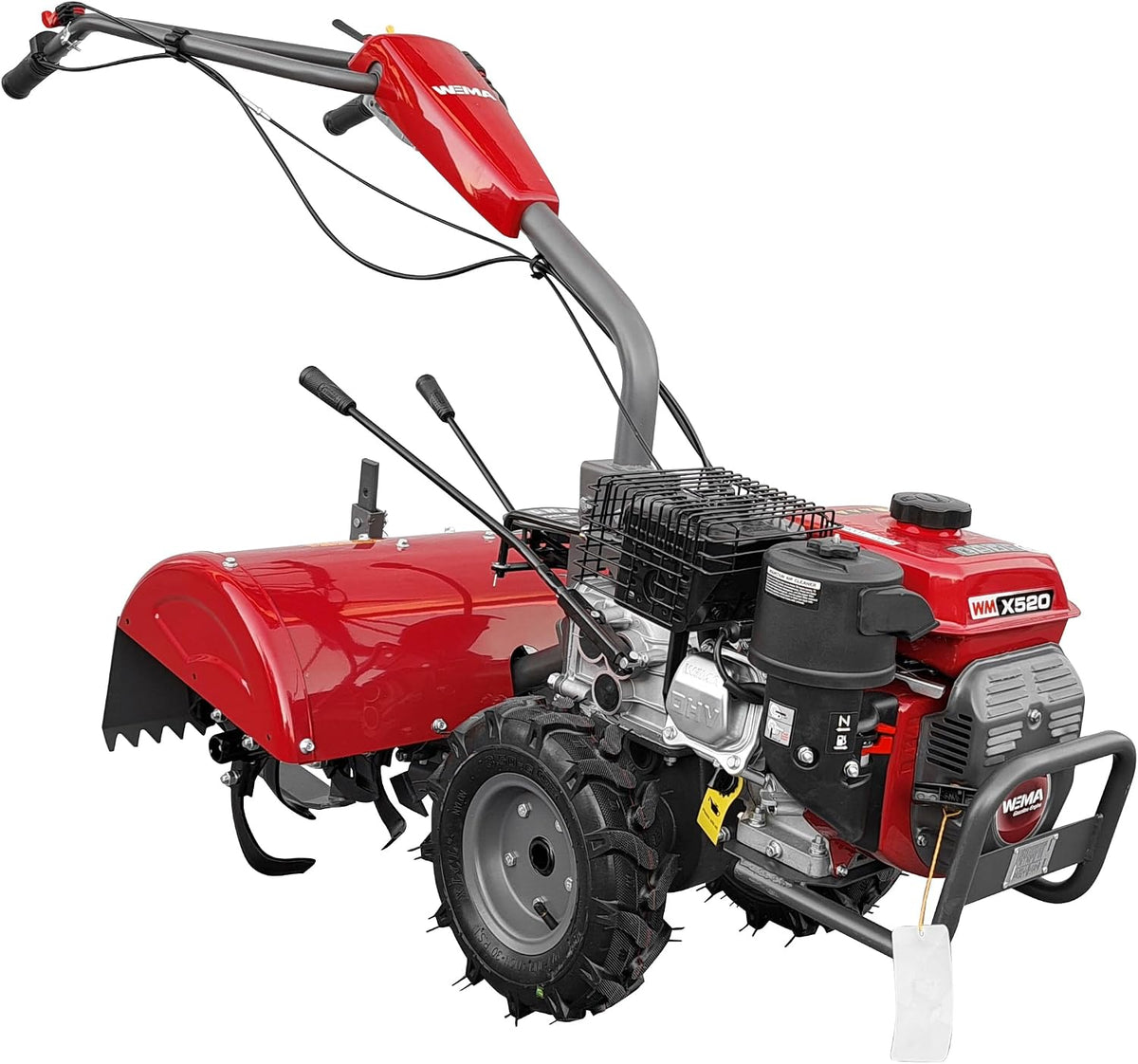 Bodenhacke WMX520, für den Garten, Rot/Schwarz, Weima