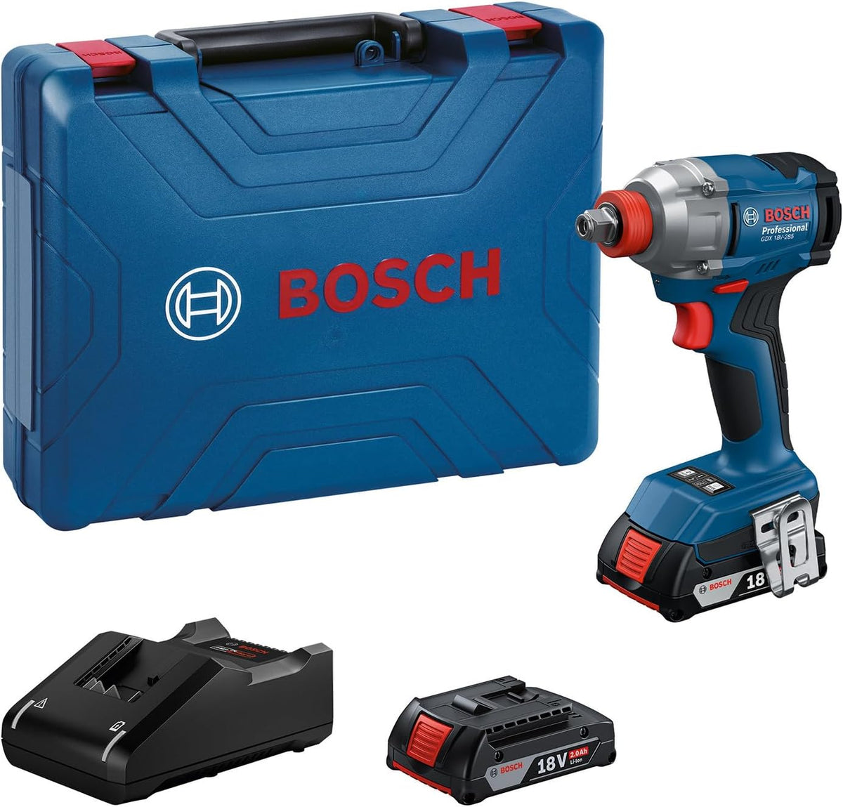 Bosch Schlagschrauber, 18 V, Blau/Rot/Schwarz/Silber