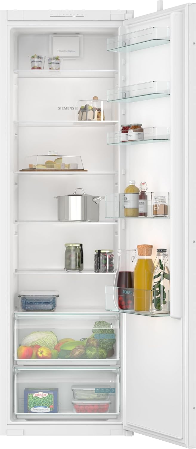 Siemens KI81RNSE0 Kühlschrank, 177,5 × 56 cm, 310 L, 35 dB, mit LED, Weiß