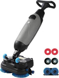 KPOUYYDS Saugroboter, 36 V, 43 cm, kabellos, Grau/Schwarz/Blau/Rot