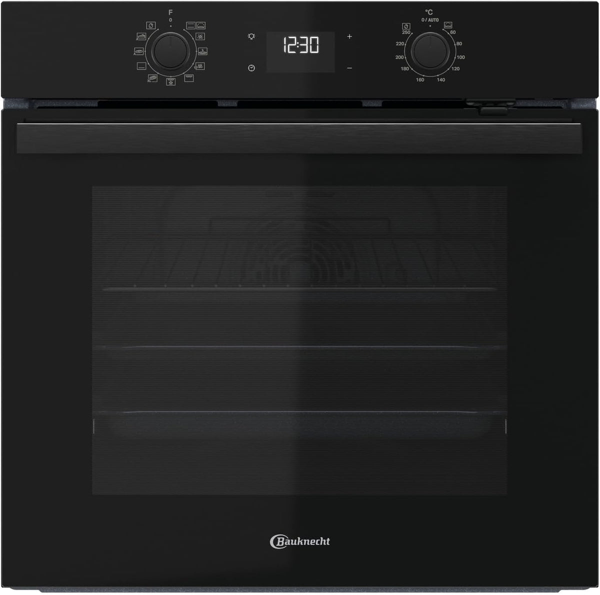Bauknecht BBA285HU1K Backofen, 71 l, 60 cm, mit Stauraum, Schwarz, aus Glas