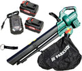 HEADNMORE Bundle Laubbläser, 40 V, verstellbar, Grün/Schwarz/Rot
