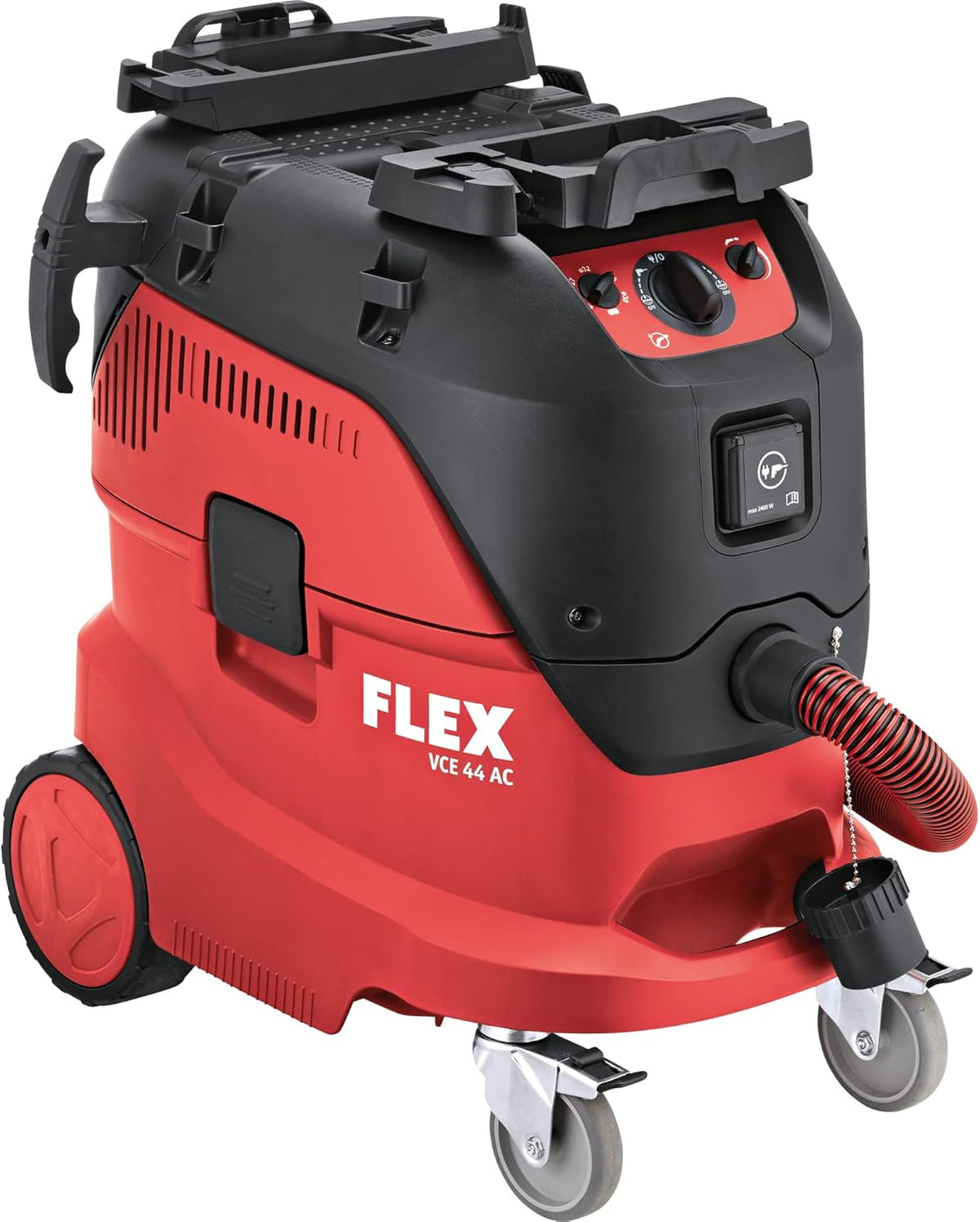 FLEX Nass- und Trockensauger, 42 l, 4500 l, 44 M, Rot/Schwarz