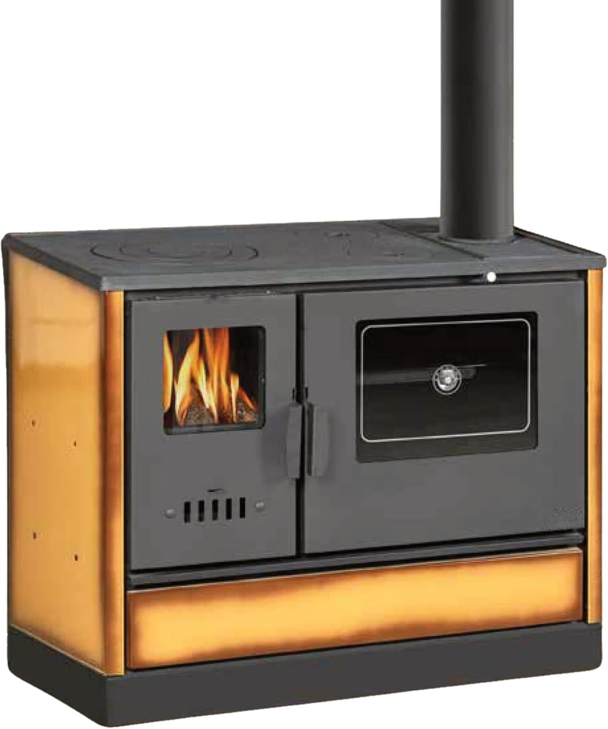 BALKAN ENERGY Kochfeld, 7.9 kW, 73, Schwarz/Cappuccino