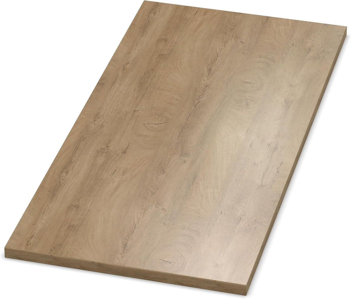AUPROTEC ENDgrain Classic Holzplatten, 180 × 80 cm, wasserabweisend, mit USB, Eiche