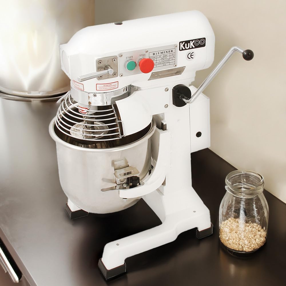 KuKoo Küchenmaschine, 15 L, 0,55 kW, für die Küche, Weiß