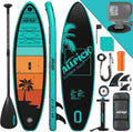 Boards Premium SUP Board Set, 200 kg, verstellbar, Schwarz/Türkis/Orange, ALLPICK