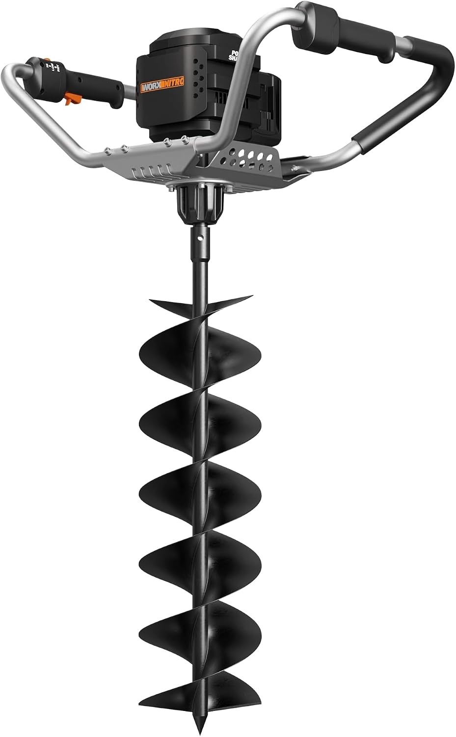 WORX WG865E.9 Bodenhacke, 40 V, 20 cm, ohne Akku, Schwarz/Silber