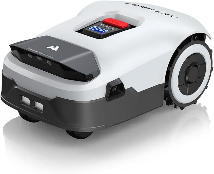 Mähroboter Genie600, 900 m², mit App-Steuerung, ohne Begrenzungskabel, Weiß/Schwarz, ANTHBOT