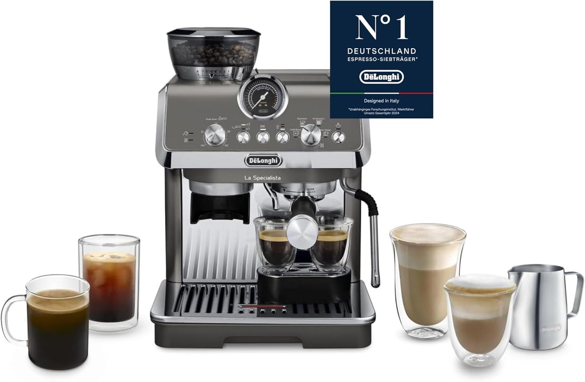 Espressomaschinen EC9255T, 15 Bar, Silber/Schwarz, De'Longhi