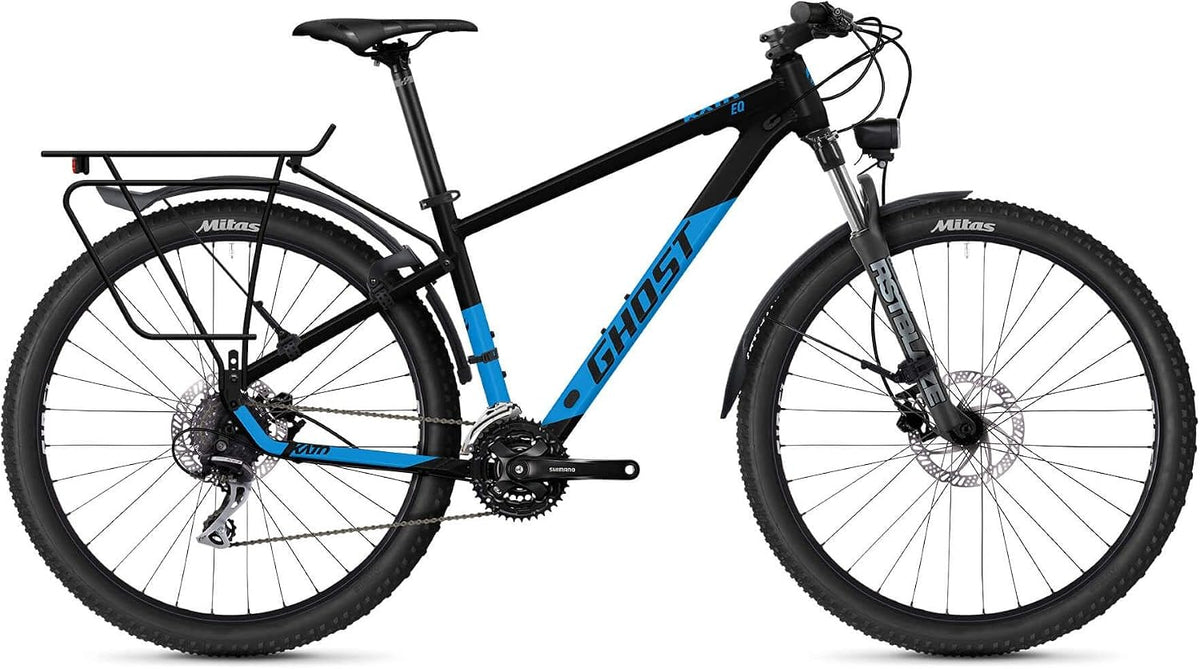 Ghost M/44cm Mountainbikes, Schwarz/Hellblau