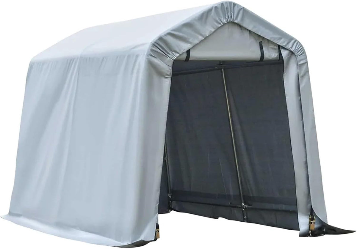 Carport, für die Terrasse, Grau, GSCLZ