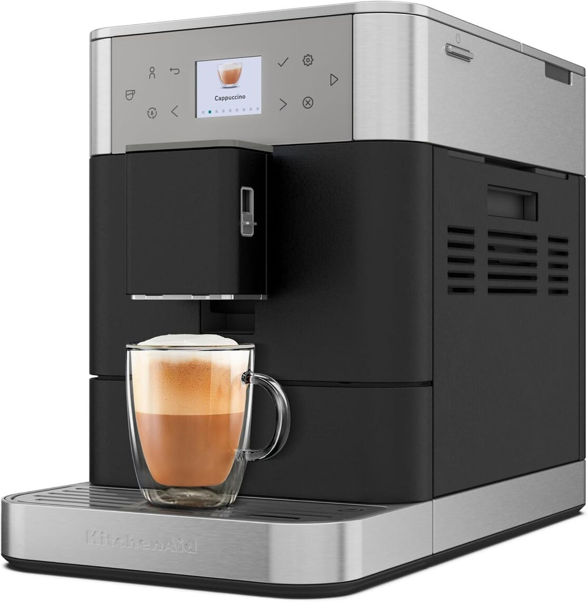KitchenAid KF6 Kaffeevollautomat, Schwarz/Silber