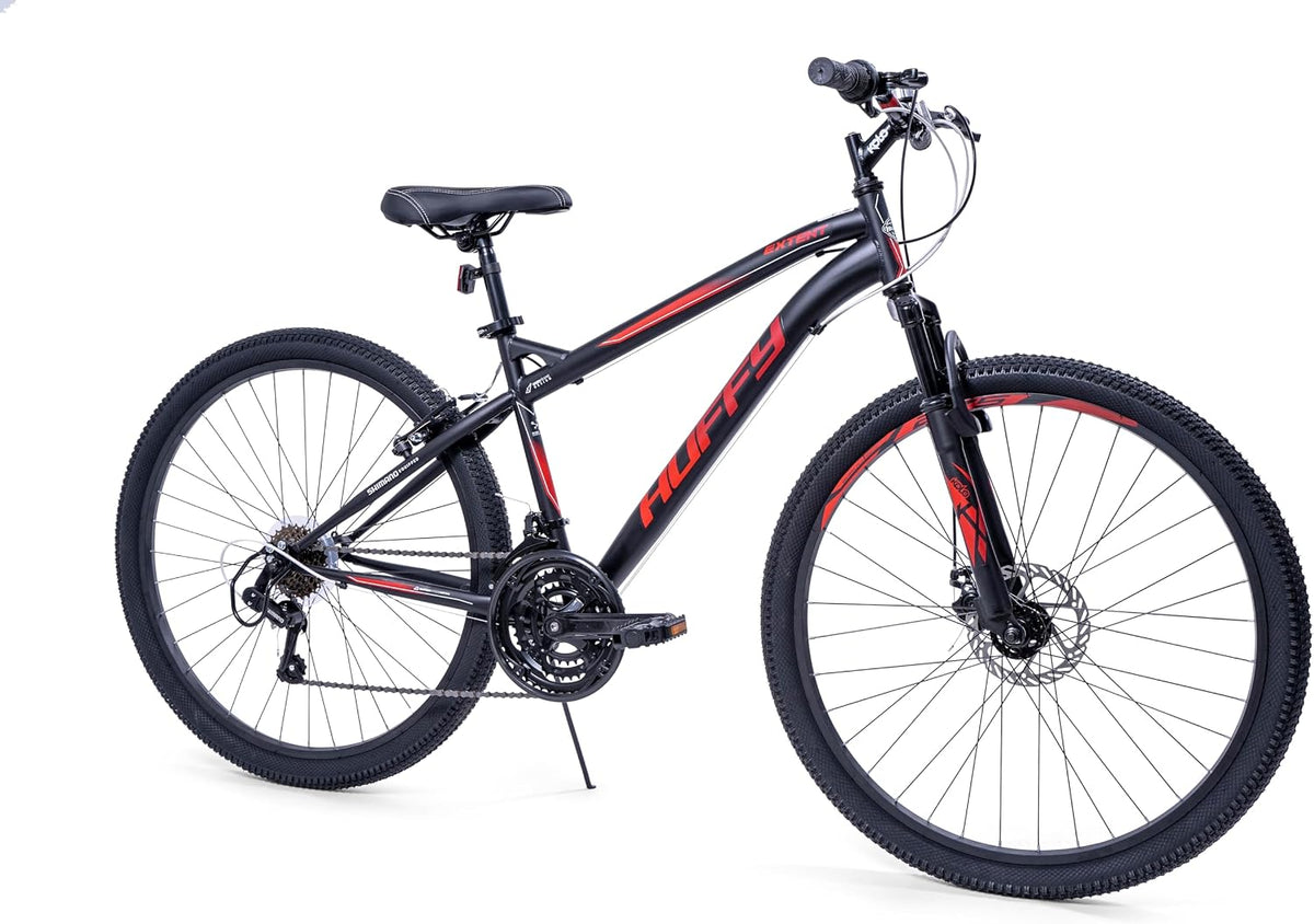 Huffy Extent Mountainbike 18 Mountainbikes, Schwarz/Rot