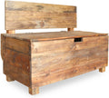homiuse Sitzbänke & -truhen, 86 × 40 × 60 cm, mit Stauraum, für das Wohnzimmer und das Schlafzimmer, Braun